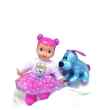 LOVE DOLL 34 Cm. WITH HER DOGGY-product-thumbnail