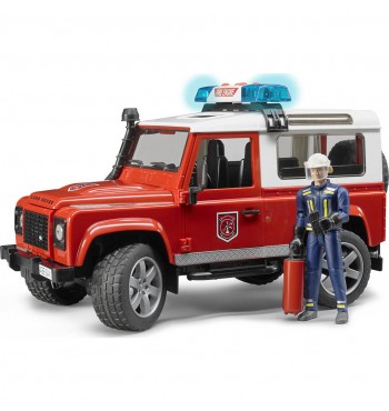 Bruder Land Rover Defender Station Wagon Fire Department-product-thumbnail