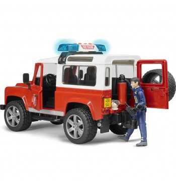 Bruder Land Rover Defender Station Wagon Fire Department-product-thumbnail