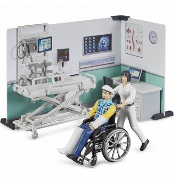 Hospital With Patient & Doctor-product-thumbnail