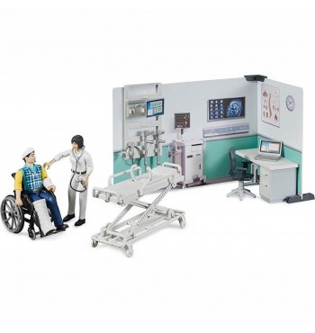 Νοσοκομείο με ασθενή και γιατρό-product-thumbnail
